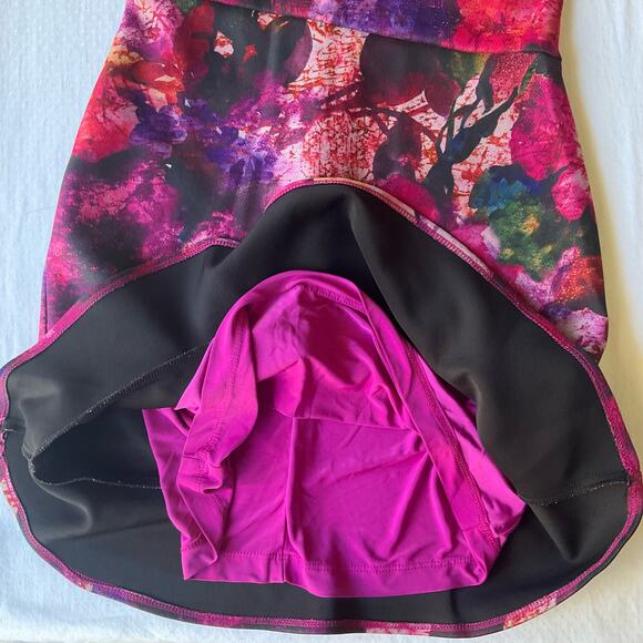 ABS Allen Schwartz Women’s Sexy Knee-length Floral Dress size S, Purple & Pink - Picture 7 of 9